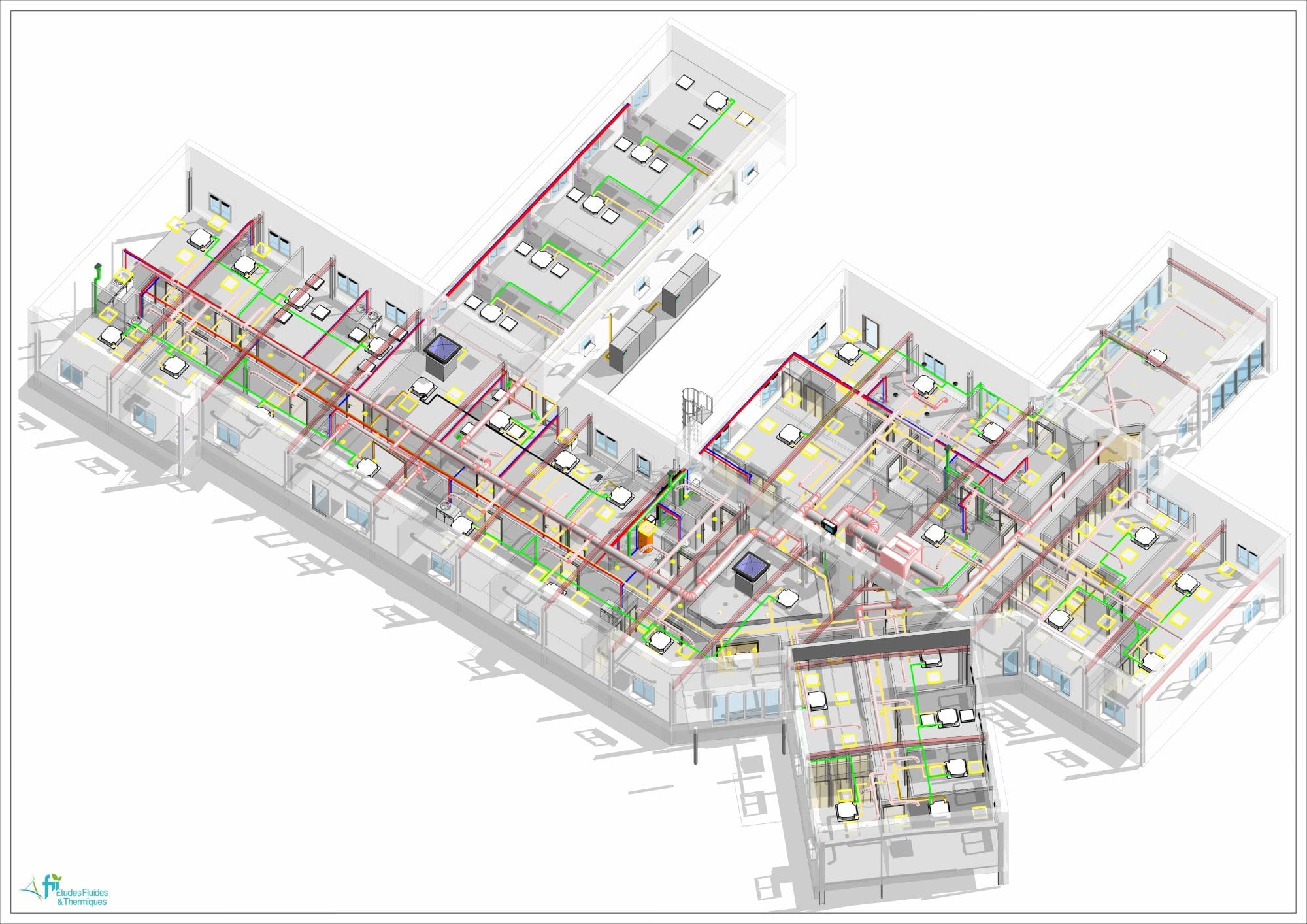 BIM MEP et REVIT : optimiser la conception des projets tertiaires et hospitaliers modernes